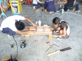 親子木工教室